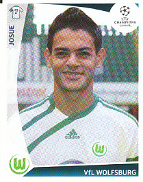 Josue VfL Wolfsburg samolepka UEFA Champions League 2009/10 #133